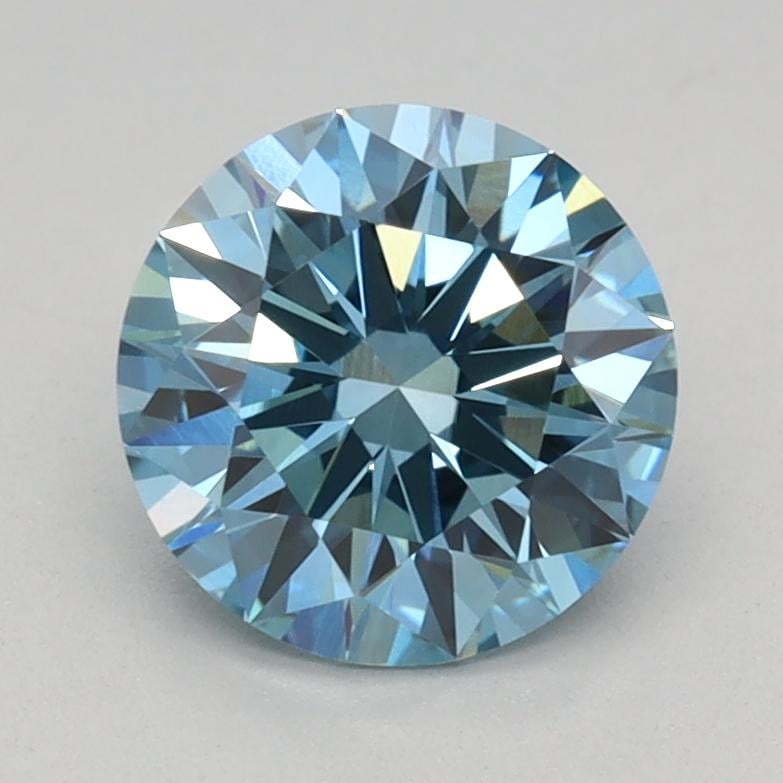 1.09 Ct. Fancy Vivid Blue Round Lab Grown Diamond
