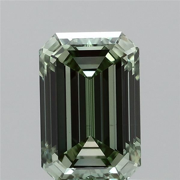 4.01 Ct. Fancy Vivid Blue Cushion Lab Grown Diamond