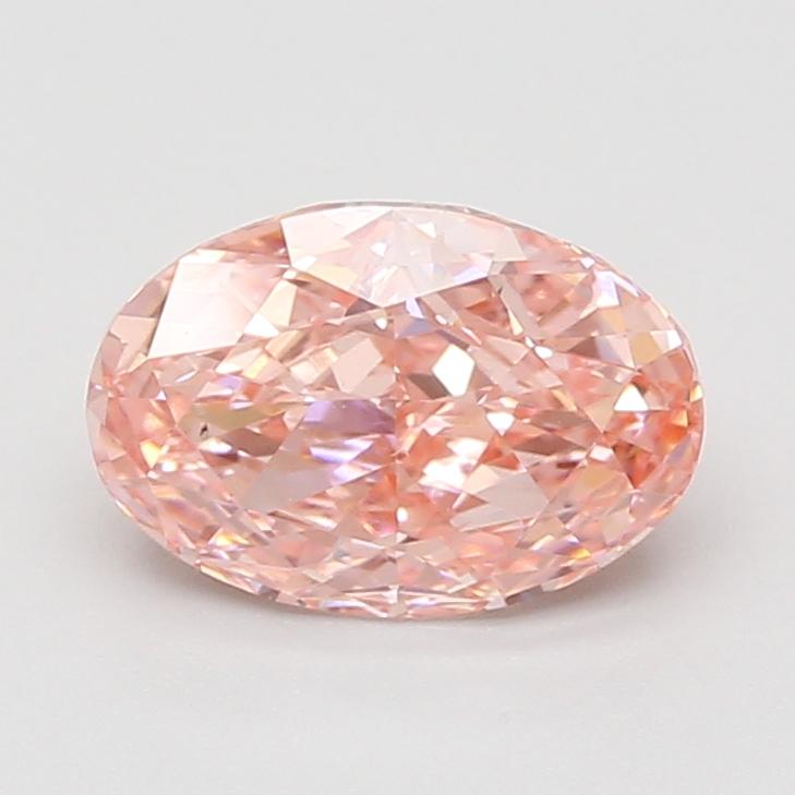 2.05 Ct. Fancy Vivid Pink Oval Lab Grown Diamond