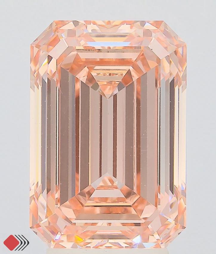 5.03 Ct. Fancy Intense Pink Emerald Lab Grown Diamond