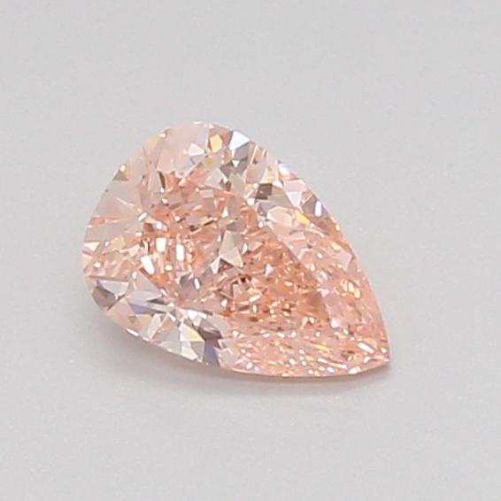 0.54 Ct. Fancy Vivid Pink Pear Lab Grown Diamond