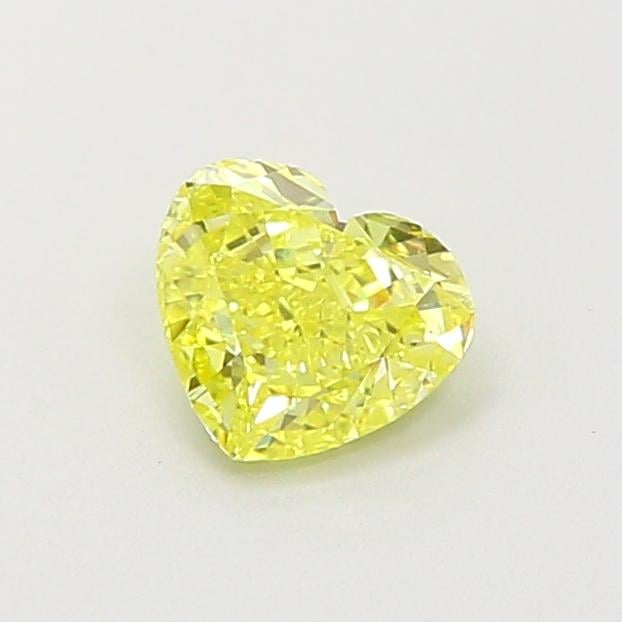 0.56 Ct. Fancy Intense  Yellow Heart Lab Grown Diamond