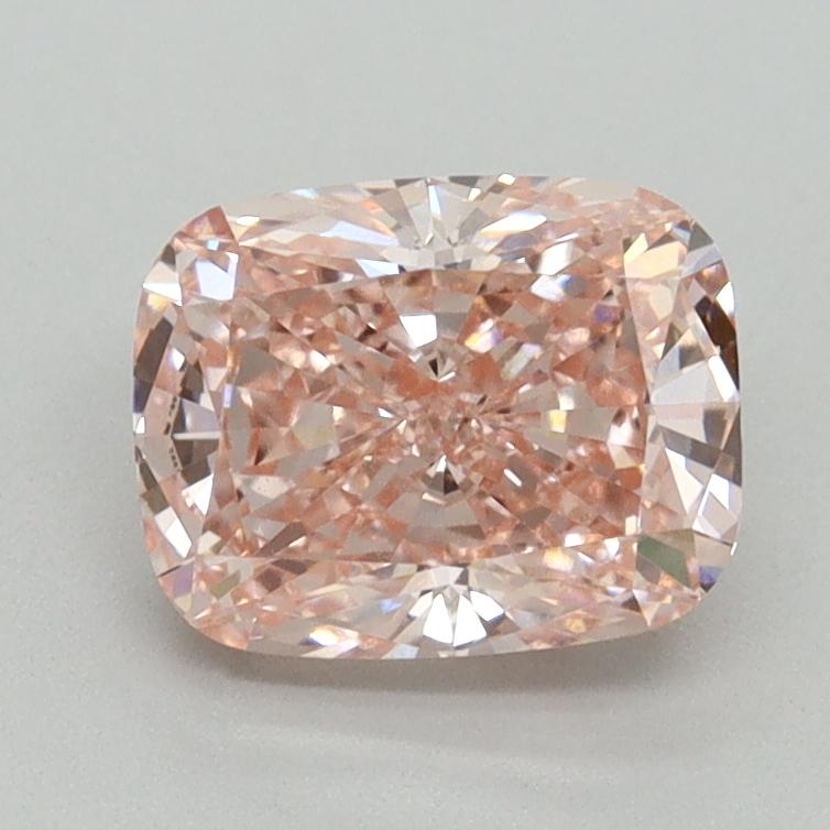 1.55 Ct. Fancy Intense Pink Cushion Lab Grown Diamond