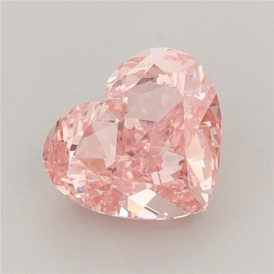 2.25 Ct. Fancy Vivid Pink Heart Lab Grown Diamond