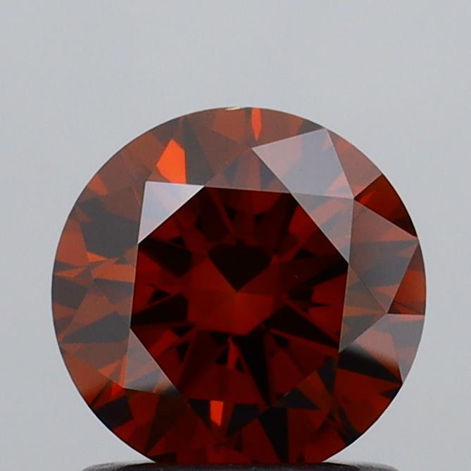 1.00 Ct. Fancy Deep  Orange Round Lab Grown Diamond