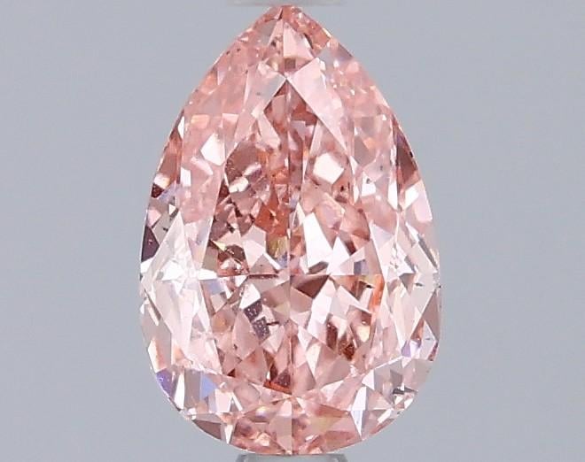 1.01 Ct. Fancy Vivid  Pink Pear Lab Grown Diamond