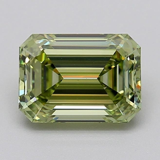 1.24 Ct. Fancy Green Emerald Lab Grown Diamond