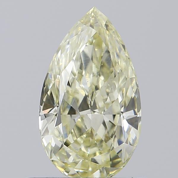 0.54 Ct. Light Yellow Pear Lab Grown Diamond