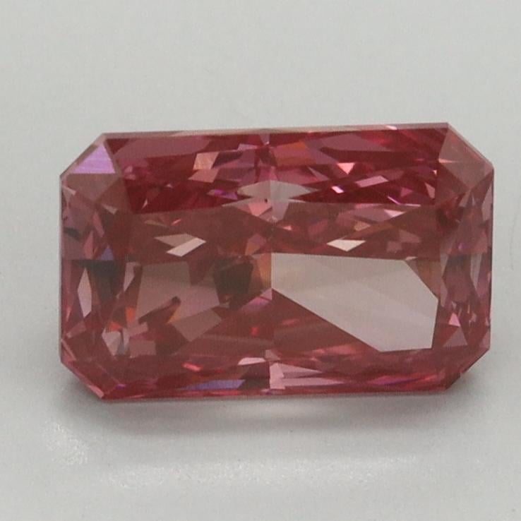 1.63 Ct. Fancy Vivid Red Radiant Lab Grown Diamond