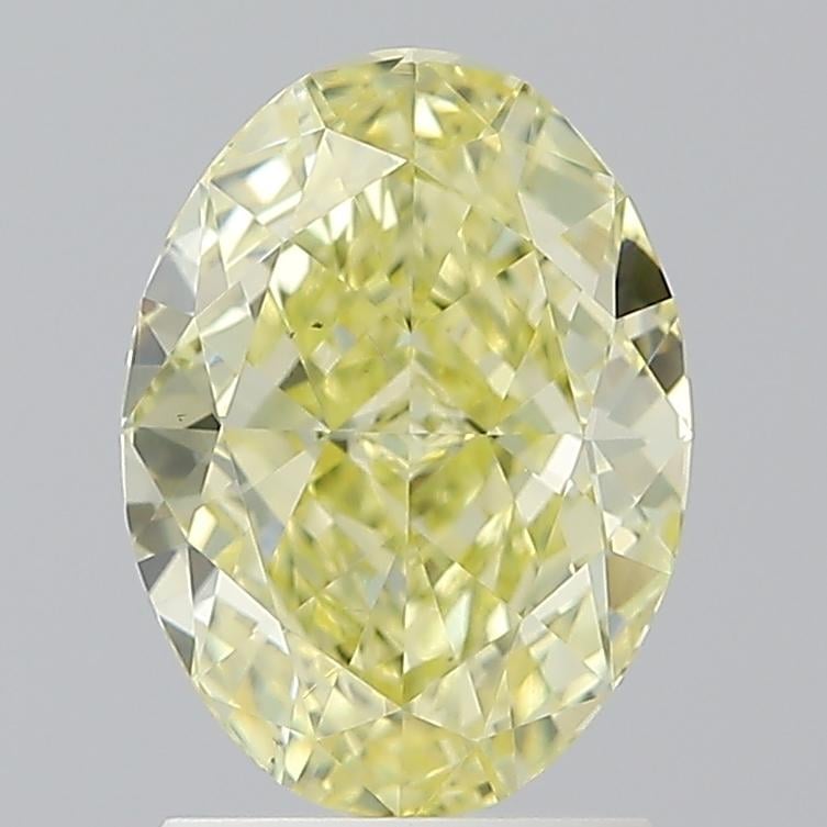 2.01 Ct. Fancy  Yellow Oval Diamond