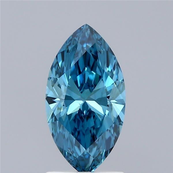 1.55 Ct. Fancy Vivid Blue Marquise Lab Grown Diamond