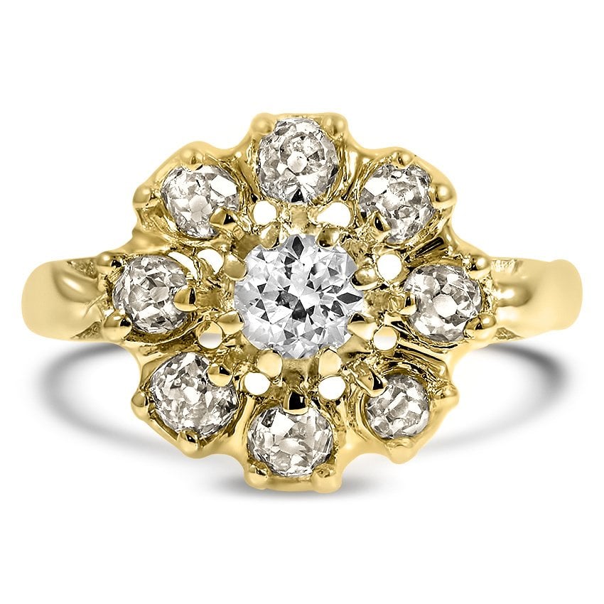 Victorian Diamond Vintage Ring | Milpas | Brilliant Earth