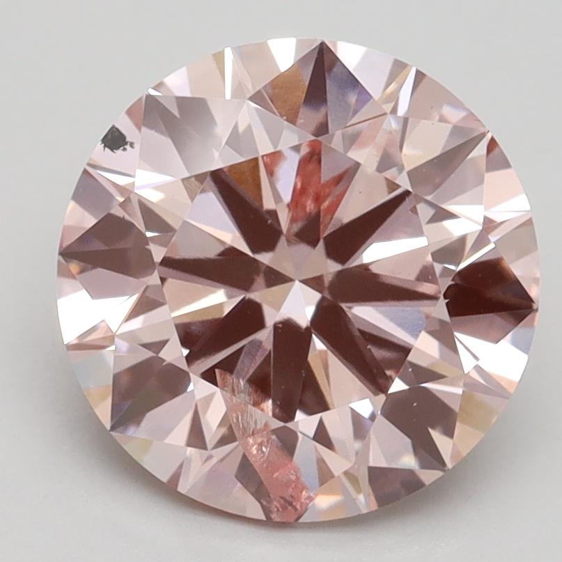 3.00 Ct. Fancy Intense Pink Round Lab Grown Diamond