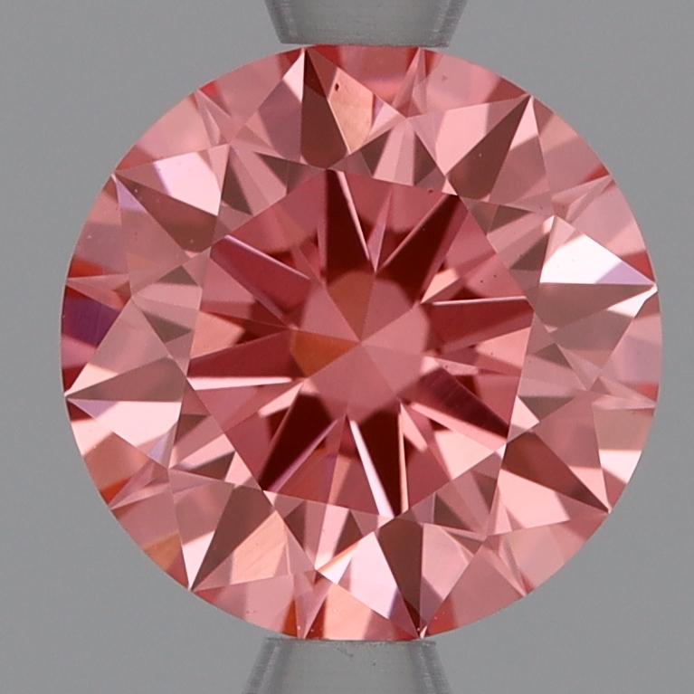1.06 Ct. Fancy Vivid Pink Round Lab Grown Diamond