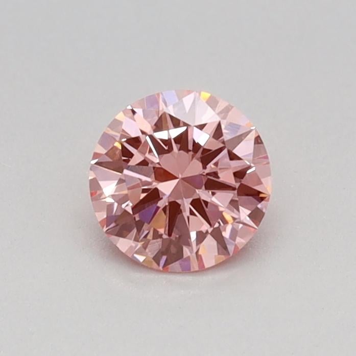 0.27 Ct. Fancy Vivid Pink Round Lab Grown Diamond