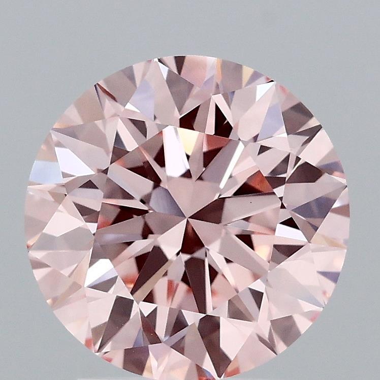 2.59 Ct. Fancy Pink Round Lab Grown Diamond