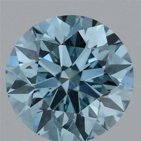 1.99 Ct. Fancy Vivid Blue Round Lab Grown Diamond