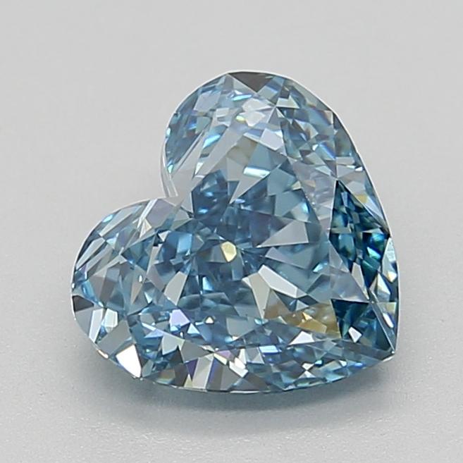 2.74 Ct. Fancy Vivid  Blue Heart Lab Grown Diamond