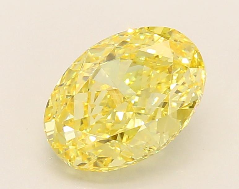 1.99 Ct. Fancy Vivid Yellow Oval Lab Grown Diamond