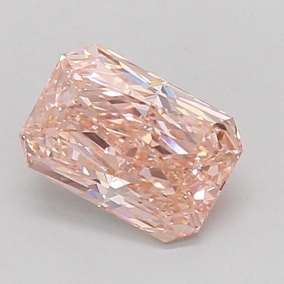 1.00 Ct. Fancy Vivid Pink Radiant Lab Grown Diamond