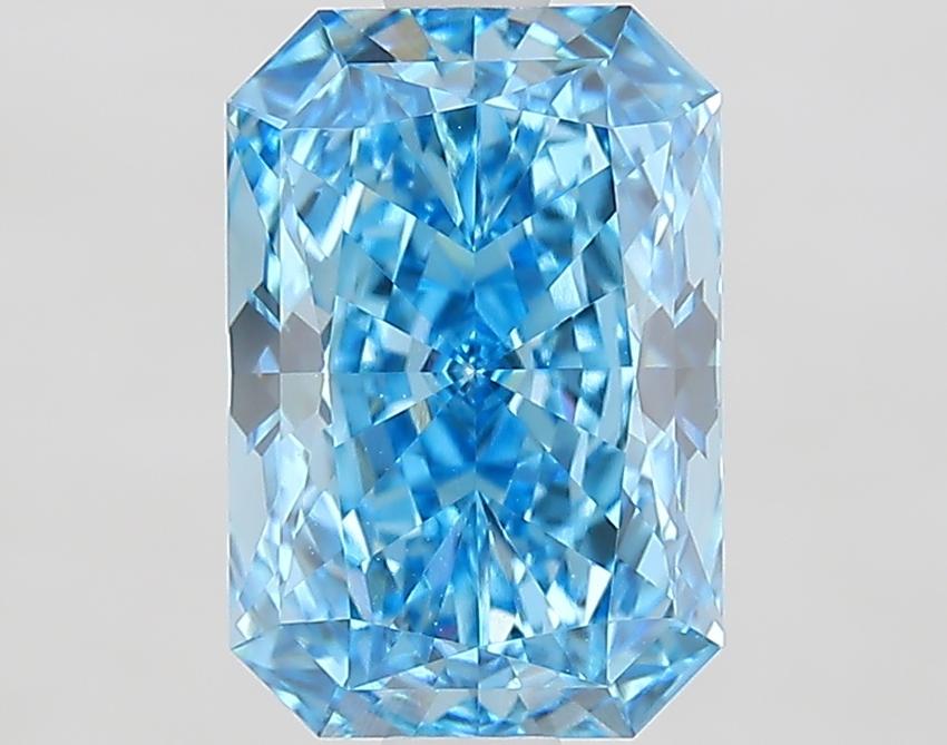 2.02 Ct. Fancy Vivid Blue Radiant Lab Grown Diamond