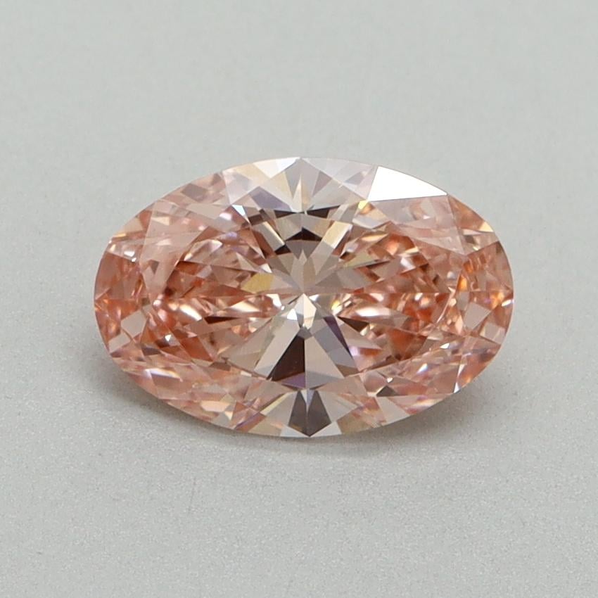 1.04 Ct. Fancy Vivid Pink Oval Lab Grown Diamond