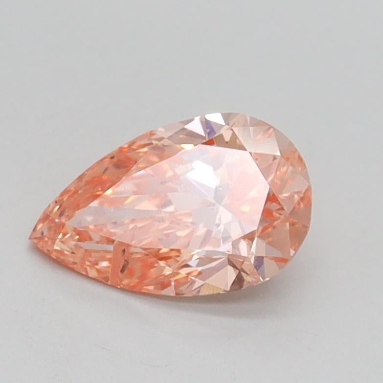 0.75 Ct. Fancy Intense Pink Pear Lab Grown Diamond