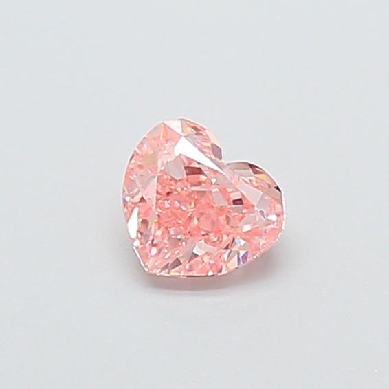 0.96 Ct. Fancy Intense  Pink Heart Lab Grown Diamond
