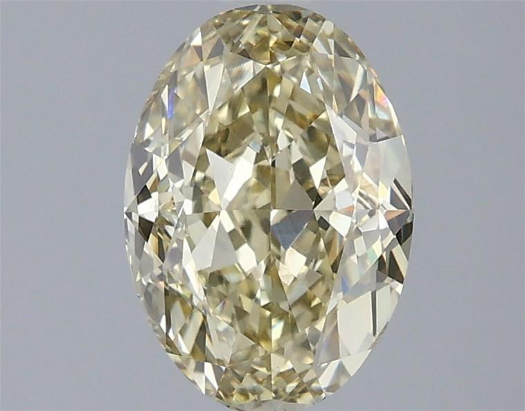 2.09 Ct. Fancy Yellow Oval Lab Grown Diamond
