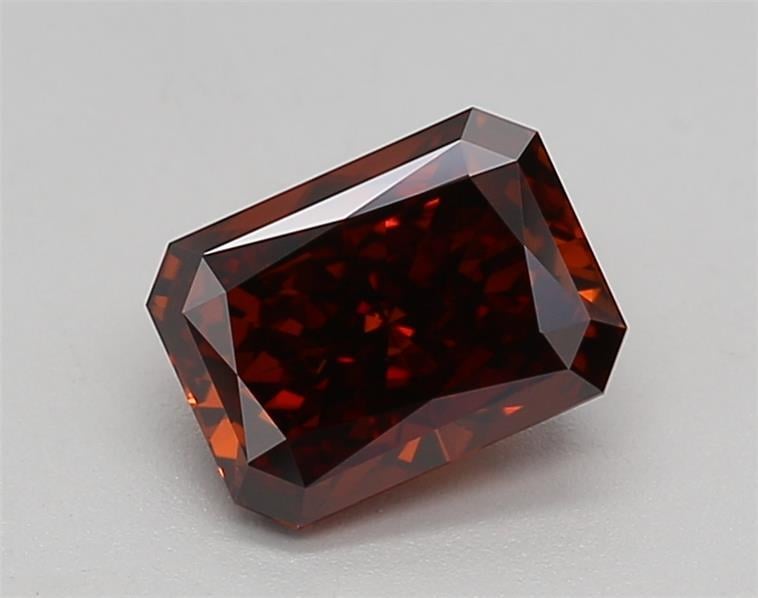 1.22 Ct. Fancy Vivid Orange Radiant Lab Grown Diamond