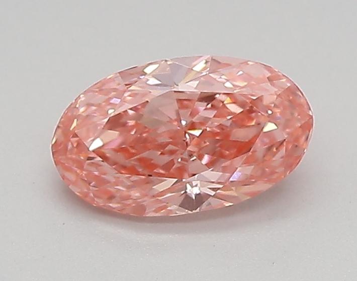 0.66 Ct. Fancy Pink Oval Lab Grown Diamond