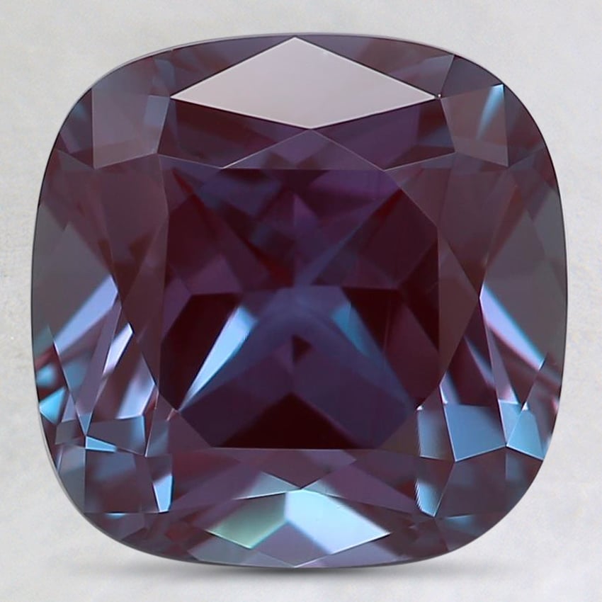 9mm Color Change Cushion Lab Created Alexandrite