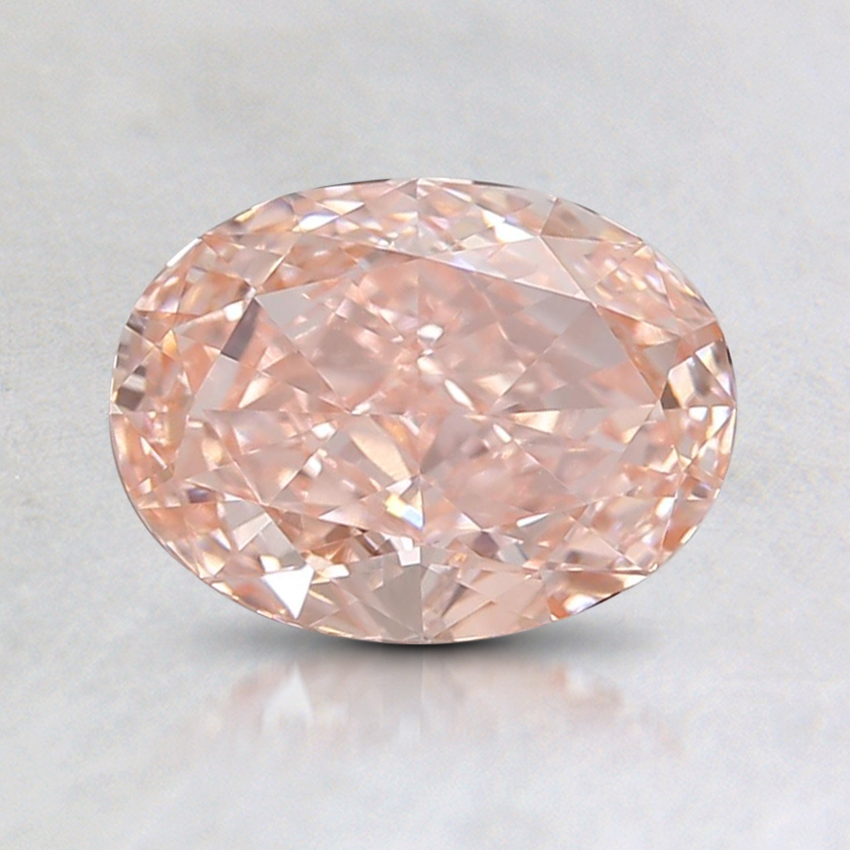 1.01 Ct. Fancy Intense Orangy Pink Oval Lab Created Diamond | DLC1 ...