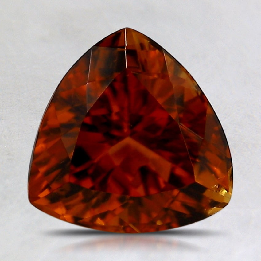 8mm Unheated Orange Trillion Tourmaline