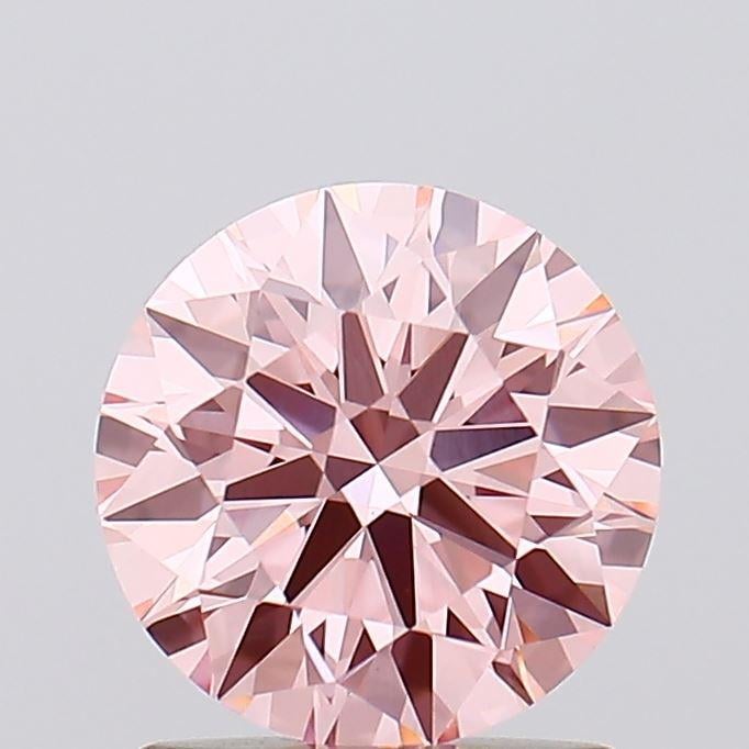 1.31 Ct. Fancy Intense Pink Round Lab Grown Diamond