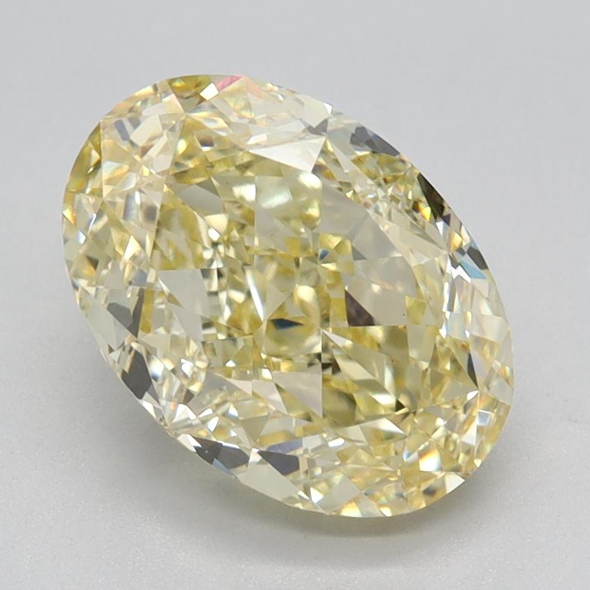 2.41 Ct. Fancy Intense Yellow Oval Lab Grown Diamond