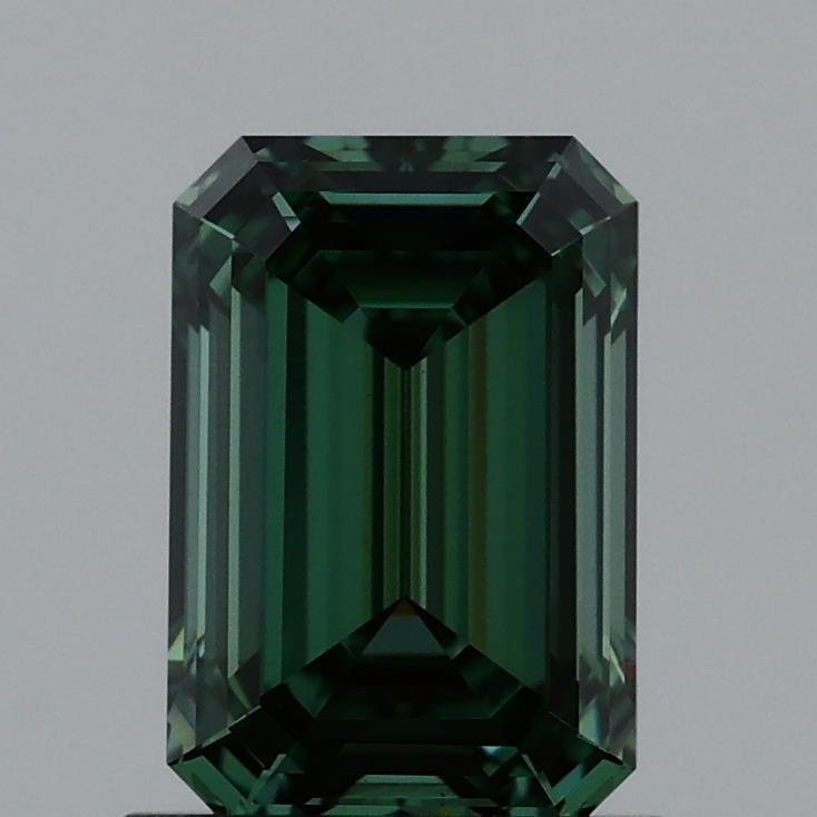 1.19 Ct. Fancy Vivid Green Emerald Lab Grown Diamond