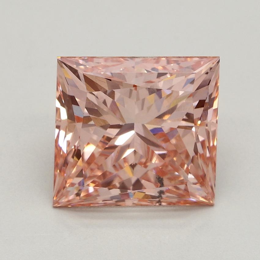 3.04 Ct. Fancy Intense Pink Princess Lab Grown Diamond