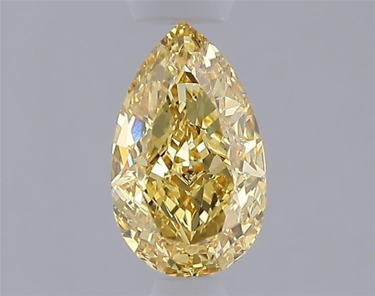 1.03 Ct. Fancy Vivid Yellow Yellow Pear Lab Grown Diamond