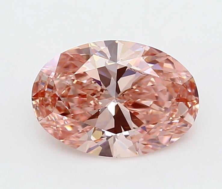 2.03 Ct. Fancy Vivid  Pink Oval Lab Grown Diamond