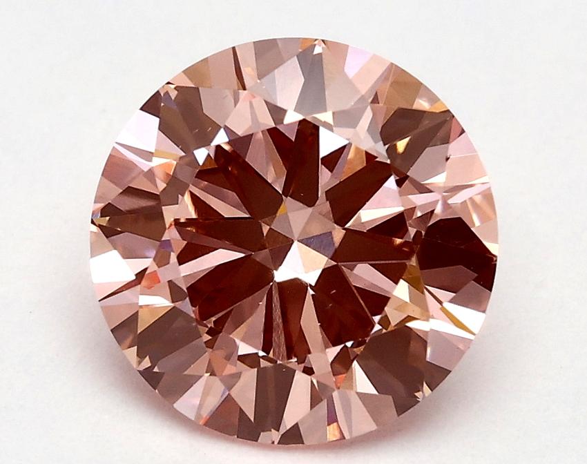 1.80 Ct. Fancy Vivid Pink Round Lab Grown Diamond