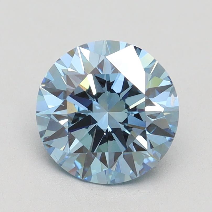 1.50 Ct. Fancy Vivid Blue Round Lab Grown Diamond