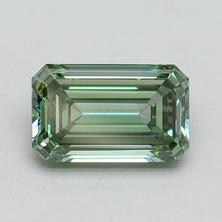 1.03 Ct. Fancy Vivid Green Emerald Lab Grown Diamond