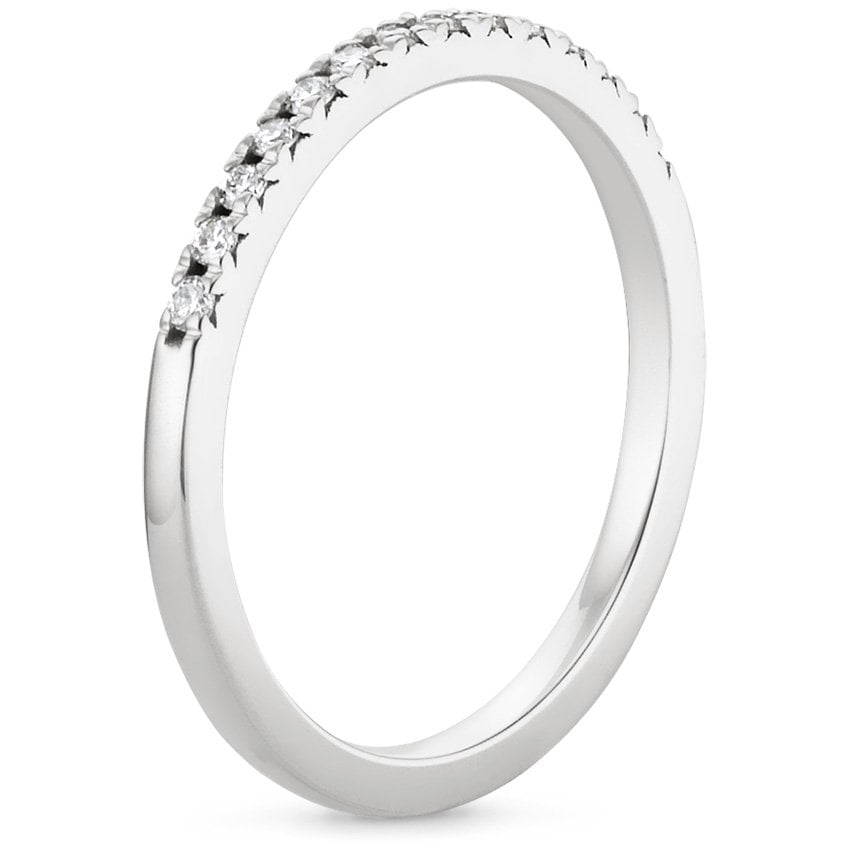 Platinum Sonora Diamond Ring (1/8 ct. tw.), large side view