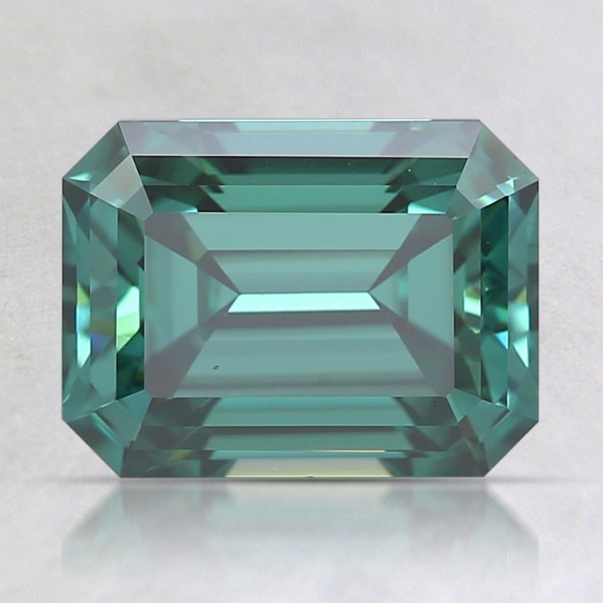 8x6mm Green Emerald Moissanite
