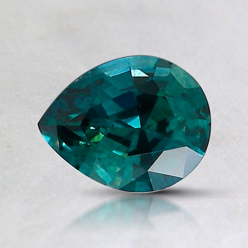 7.1x5.6mm Blue Pear Montana Sapphire