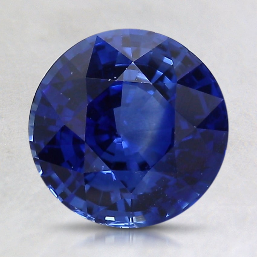 7.9x7.8mm Blue Round Sapphire