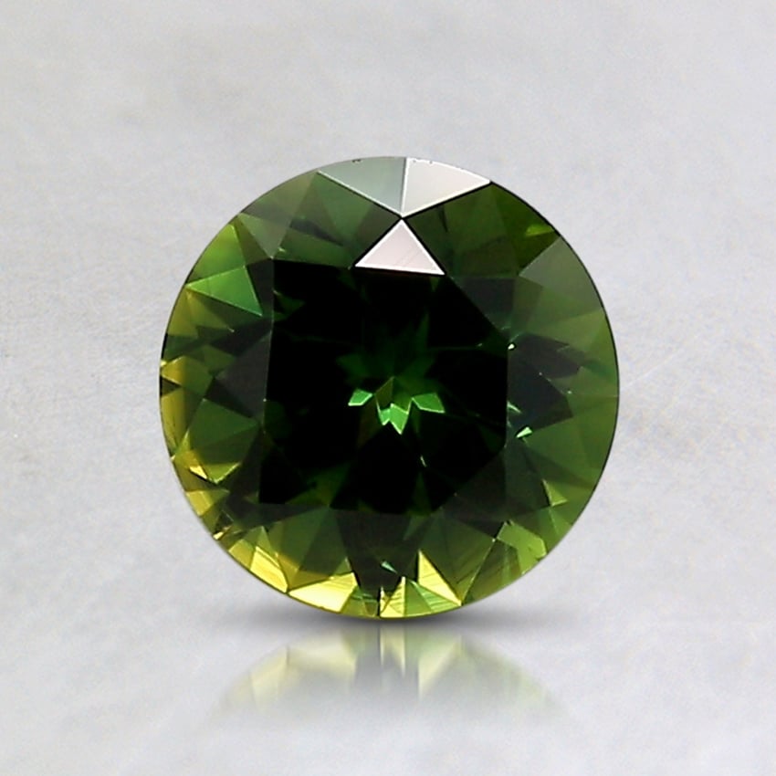 6.1x6mm Parti-Color Round Australian Sapphire