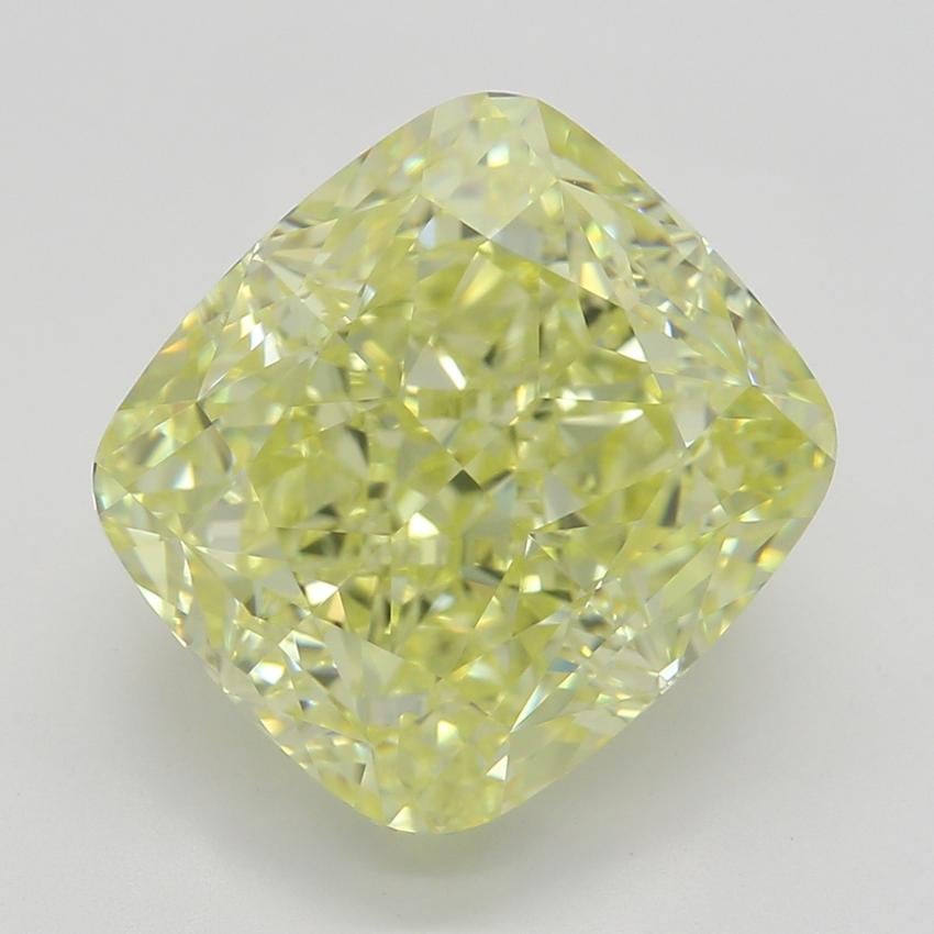 4.25 Ct. Fancy Yellow Cushion Diamond