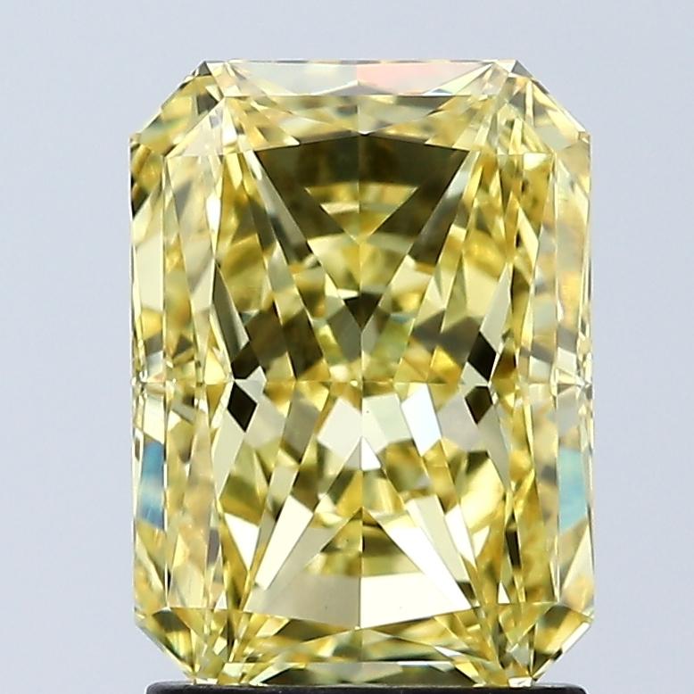 2.09 Ct. Fancy Vivid Yellow Radiant Lab Grown Diamond